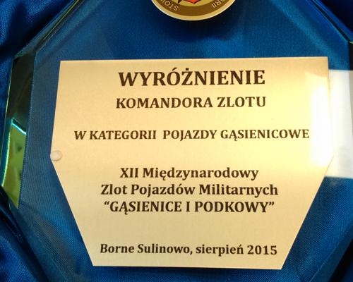 XII Zlot Pojazdów Militarnych "Gąsienice i podkowy" 2015r